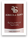Etichetta Balsamico Saros